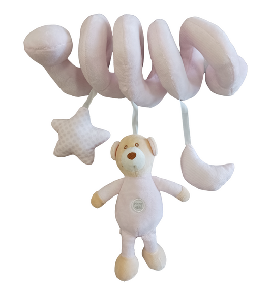 Baby Spirale Giochino Culla Passeggino Lettino Neonata Doudou Rosa Ninna Nanna