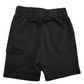 Pantaloncino Modello Bermuda Nero con Taschino Laterale Bambino/Ragazzo 4-14 Anni