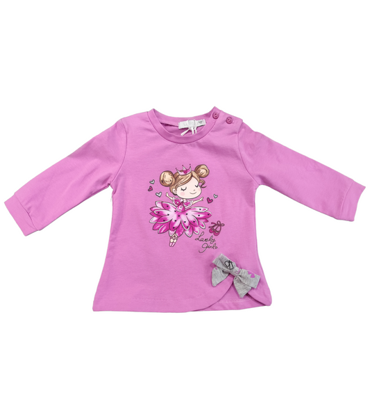 Completo Primaverile Due Pezzi Maglia e Leggings Neonata Bambina 3/6 - 12/18 Mesi