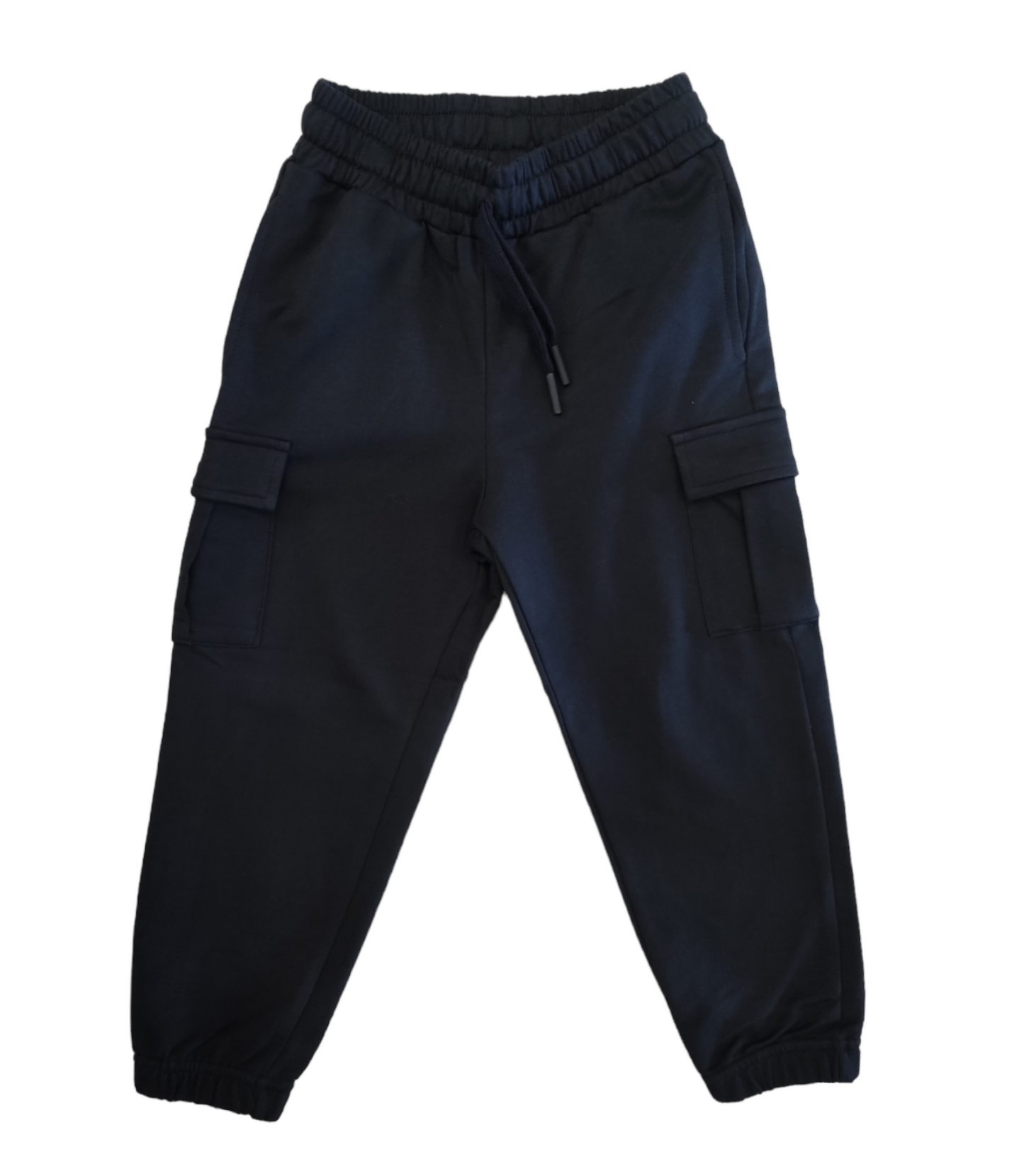 Pantalone Tuta Blu Scuro Primaverile Modello Cargo Bambino/Ragazzo 4-14 Anni