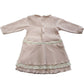 Dress with flounces in colored cotton for baby girl 9 months