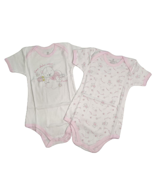 12 MONTHS Short Sleeve Cotton Bodysuit