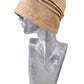 Cappello in Lana Cotta con Fiore Cammello