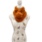 Collo Pelliccia Ecologica Con Bottone