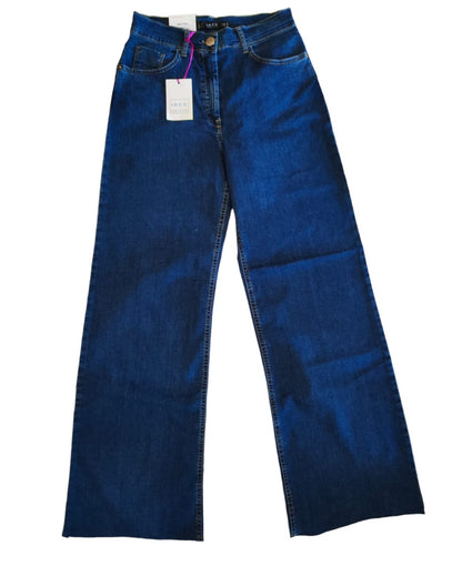 Jeans Donna IBER Modello Epril Cinque Tasche a Zampa con Orlo Sfrangiato