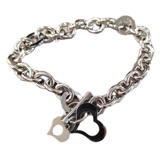 Bracciale Donna in Acciaio con Ciondolo