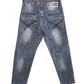 Jeans Chiaro Primaverile Elasticizzato con Spilla Ativo Bambino/Ragazzo 4-16 Anni