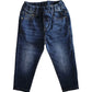Jeans Invernale con Elastico in Vita Bambino 4-16 Anni