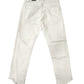 Jeans in Cotone Super Skinny Tinta Unita Bambina 4-14 Anni