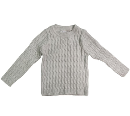 Maglioncino Lurex Tinta Unita Bimba 12-36 Mesi
