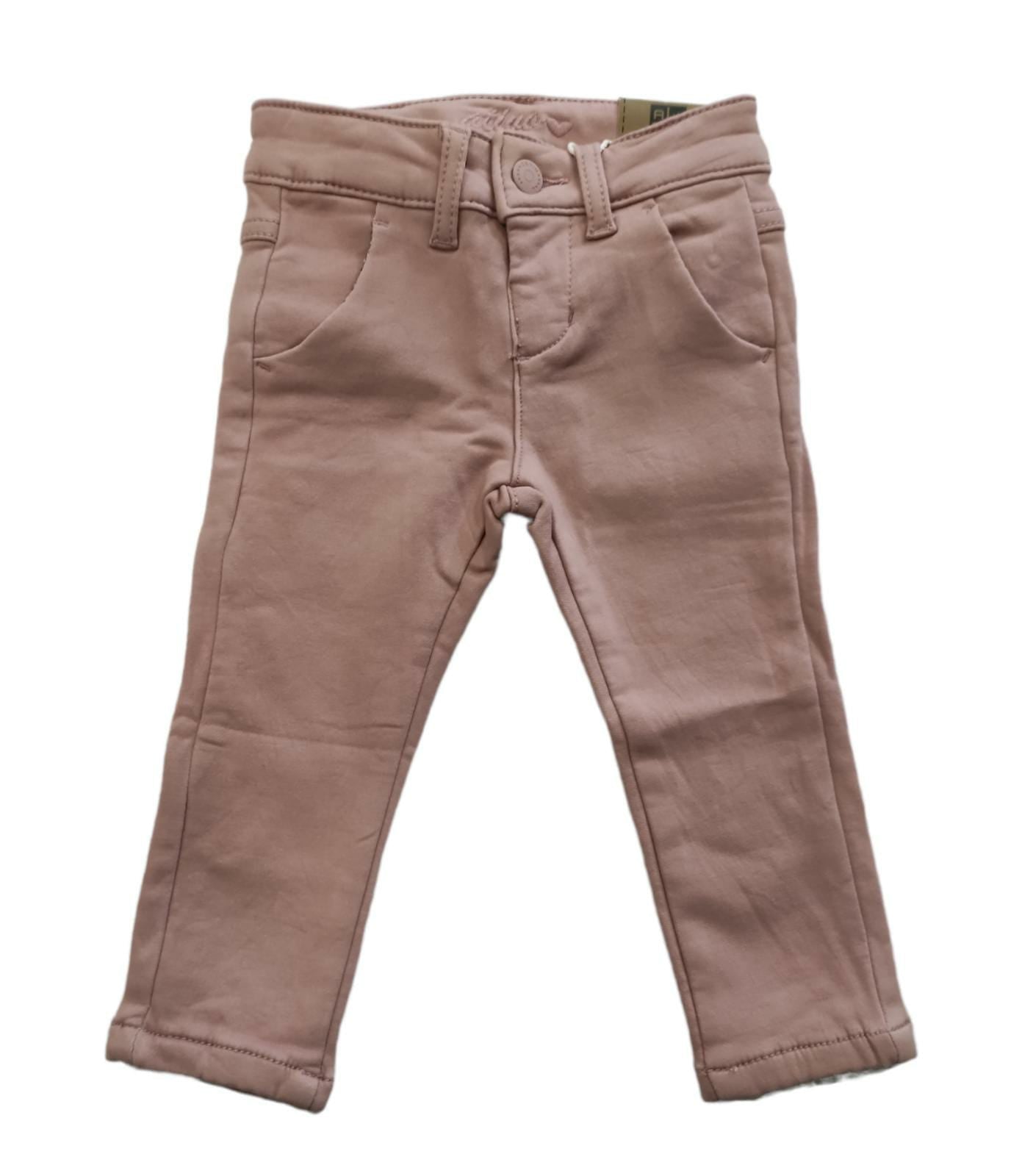 Pantalone Classico Felpato Invernale Bimba 6-36 Mesi