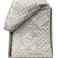 Coperta Pile Bubble Culla Carrozzina Ricamato Double Face