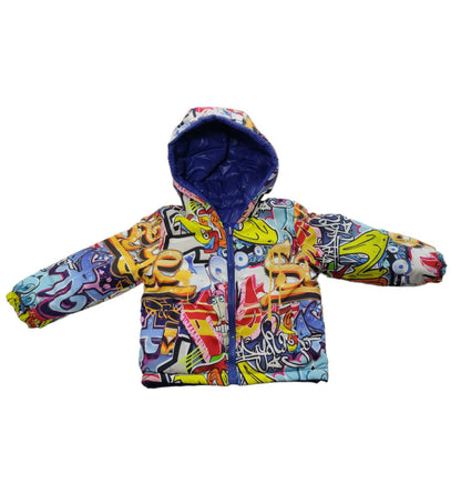 Double Face Pop Art Centogrammi Duvet For Boys 12-36 Months