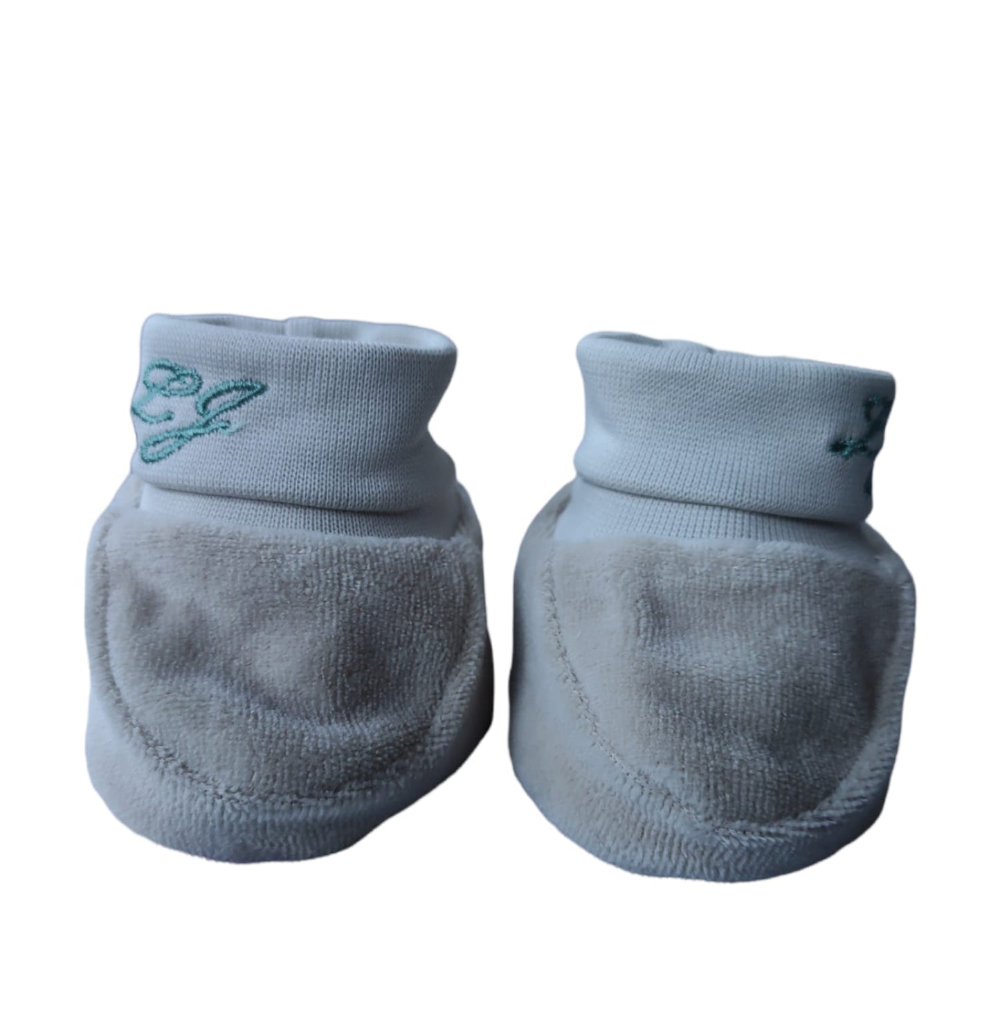 Set Cappellino e Babbucce Ciniglia Neonato Les Jolies