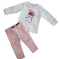 T-shirt in Cotone Manica Lunga con Stampa Lollitop Bambina 12-36 Mesi