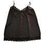 Top Donna Raso Con Pizzo in Tinta Unita Linea Curvy
