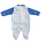 Tutina in Jersey di Cotone Neonato Culla Carrozzina Les Jolies 0/1 Mese "Vado Veloce"